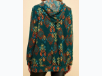 Plus Size Simple Retro Print Soft Hoodie - 2 Color Options