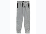 Boy's Pro Athlete Fleece Jogger Pants in Heather Grey