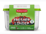 Rubbermaid FRESH WORKS 3 PACK – PRODUCE SAVER