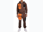 Men's Print Fleece Hoody & Pants with Pockets - 2 Color Options