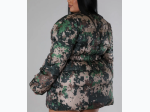 Plus Size Puffer Zip Jacket - 2 Print Options