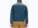 Men's Denim Biker Jacket - 3 Color Options