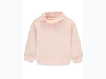 Girl's Sammy & Nat Funnel Neck Sweatshirt in Pale Pink - Sizes 5-8