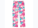 Girl's Plush Fleece Lounge Pants - Tie-Dye