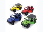 Metal Die Cast Pullback Jeep Wrangler - 6 Color Options