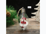 Tear Drop LED Transparent Light Ball Tree Ornament - 2 Styles