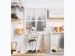 LED Christmas Frame Decor - Deer