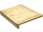 Bamboo Cutting Board with Counter Edge Grip