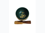 Green 3"D Tibetan Singing Bowl Set