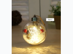 Round Ball LED Transparent Light Ball Tree Ornament - 2 Styles