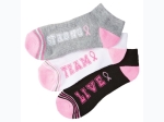 BCA Inspirational Worded 3pk Cushioned Low-Cut Socks