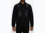 Men's Denim Biker Jacket - 3 Color Options