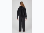 Girl's Rib Velour Pullover Hoodie and Straight Pant Set - 2 Color Options