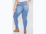 Missy Plus Royalty for Me High-Rise Basic 1-Button Skinny Jean