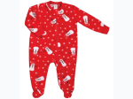 2-Pack Fleece Sleep and Play - Snowman - 0-3 Months