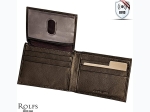 ROLFS Bifold RFID Blocking Genuine Leather Passcase Wallet - 2 Color Options