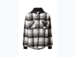 Boy's Plaid Flannel Button-Up Hooded Shirt - 4 Color Options