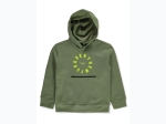 Boy's DKNY New York Front Zip Hoodie in Green