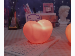 Valentine's Day LED Heart-Shaped Nightlight in Pink