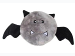 Zippy Paws Brainy Bat Squeaky Plush Dog Toy