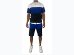 Men's 2 Piece Colorblock Short Set - 2 Color Options