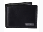 Men's Brand Name Traveler Wallet in Black