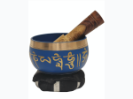 Indigo Blue 3"D Tibetan Singing Bowl Set