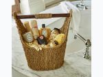 Kalani Large Sea Grass Utility Basket with Wood Handle