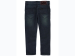 Boy's Lee Skinny Fit Adjustable Waistband Denim Jeans in Titanic Blue