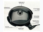 Appetit 1400 Watt Non-Stick 12" Electric Skillet