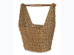 Kalani Large Sea Grass Utility Basket with Wood Handle