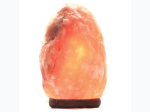 USB-Powered LED Color Changing Himalayan Salt Lamp w/ Wood Base