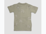 Boy's FWRD Emborided Short Sleeve Tee in Bone