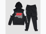 Boy's Racing Colorblock Hoodie Set