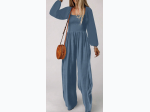 Women's Acelitt Wrap Upper Hidden Pocket Jumpsuit - 2 Color Options