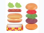 Toy Chef Fast Food Hot Dog & Burger Play Set