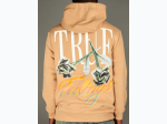 Men's True Feelings Fleece Hoodie in Beige