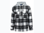 Men's Hooded Flannel Overshirt