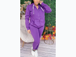 Plus Size Women's Fleece 2 Piece Set - 2 Color Options