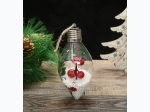 Tear Drop LED Transparent Light Ball Tree Ornament - 2 Styles