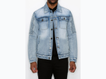 Men's Denim Biker Jacket - 3 Color Options