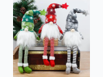 Knitted LED Festive Long Legged Gnome Shelf Sitter - 3 Color Options