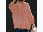 Women's Chenille Shaker Cable Knit Cardigan w/ Pockets - 2 Color Options