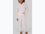 Little Girls Velour Shimmer Hoodie and Jogger Set - 2 Color Options