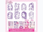 Barbie Makeup Artist Magazine & Accessories Booklet