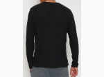 Men's Brushed Waffle Long Sleeve Crew Neck - 3 Color Options