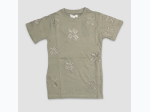 Boy's FWRD Emborided Short Sleeve Tee in Bone