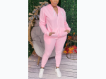 Plus Size Women's Fleece 2 Piece Set - 2 Color Options