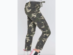 YMI Girl's Camo Print Twill Pull-On Skinny With Faux Drawstring Sizes 4 - 6X