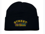 Men's Street Veteran Beanie Hat - 2 Color Options